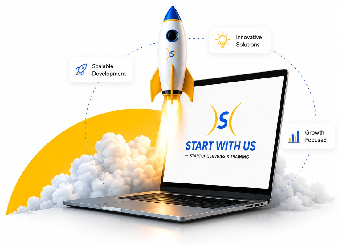 Start With Us — launch your startup with development, training and marketing support